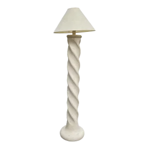 Michael Tayler Style Plaster Spiral Floor Lamp