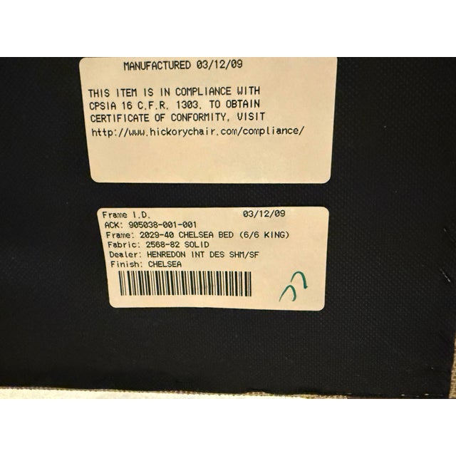 Eastern King Thomas O'Brien for Hickory Chair/Century Furniture Chelsea Bed Frame For Sale - Image 12 of 12