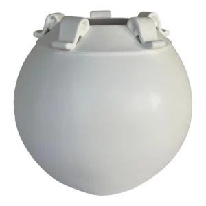 Studio a Home Modern Wide White Delphi Vase