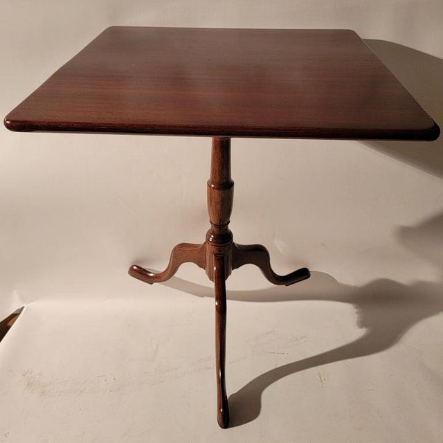 Mid 19th Century 19th C Tilt Top Mahogany Table For Sale - Image 5 of 8