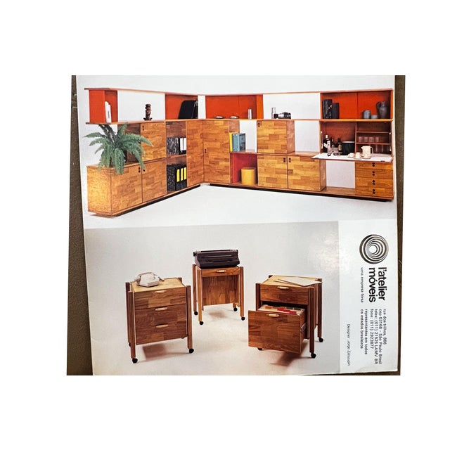 Brazilian Modern Filing Cabinet / Side Table on Casters in Rosewood, Jorge Zalszupin, 1960s For Sale - Image 14 of 15