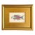 Original Hand-Painted Fish Painting in a Plein Air Frame For Sale