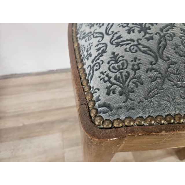 Brown Art Deco Chairs with Stool, 1940, Set of 3 For Sale - Image 8 of 15