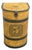 Huge Antique Painted Tole Tea Caddy or Flour Bin