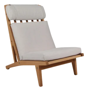 Set of Lounge Chair Model Ge-375 attributed to Hans J. Wegner for Getama, 1960s