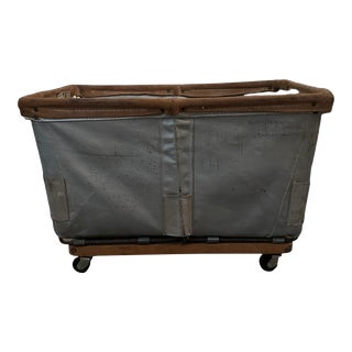 1950s Vintage Dandux Laundry Cart For Sale