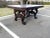 Early 20th Century Jacobean Antique Rockford Walnut Trestle Dining Table Sale 1279 For Sale - Image 5 of 10