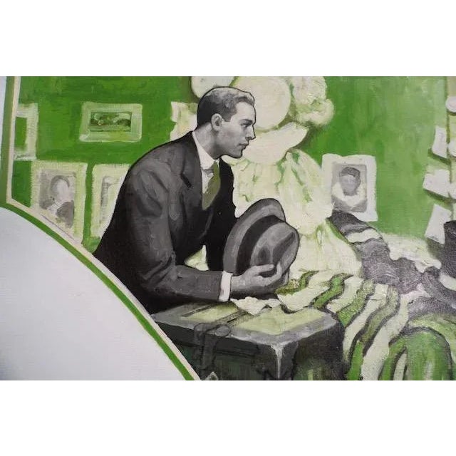 1920s Bartow Van Voorhis Matteson 1894-1984 - Original Painting of an Illustration for Redbook 1928-29 For Sale - Image 5 of 10