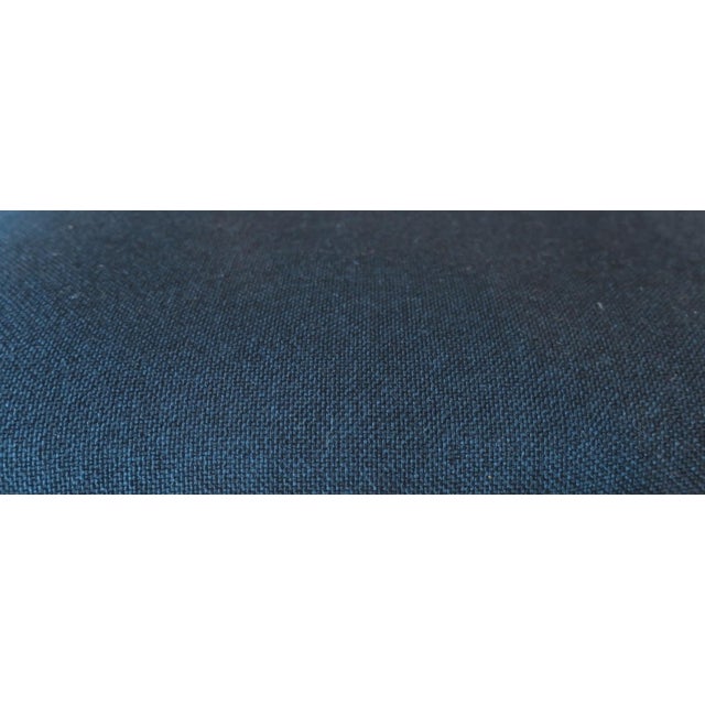 Danish Teak Lounge Chair with Sea Blue-Green Fabric, 1960s For Sale - Image 9 of 12