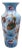 Handmade Ceramic Grand Column Vase (50cm) Embossed Aegean Aquarium & Coral Reef Floor Vase For Sale
