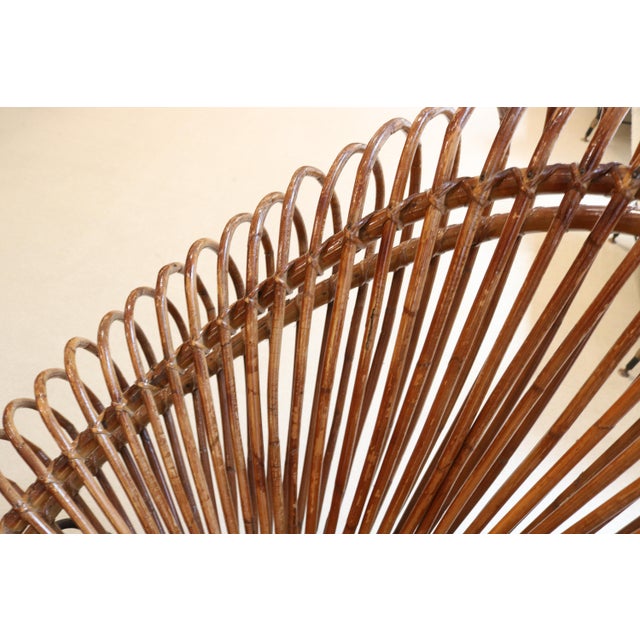 1970s Pair of Wicker Lounge Chairs by Janine Abraham and Dirk Jan Rol for Rougier For Sale - Image 13 of 18