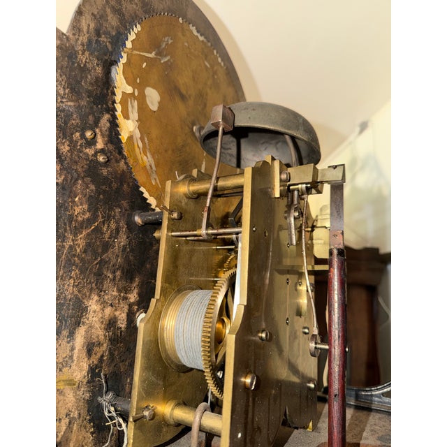 Harriet Beecher & Calvin Ellis Stowe Family Grandfather Clock For Sale - Image 10 of 12