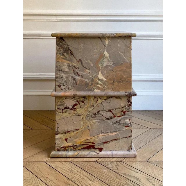 Breccia Pontificia the Side Table by Almarmo For Sale - Image 6 of 8