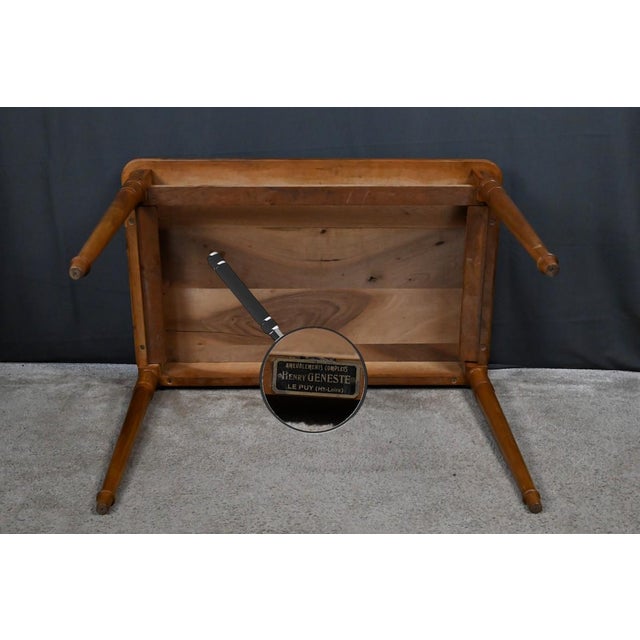 20th Century Walnut Desk from Henry Geneste, 1920s For Sale - Image 18 of 18