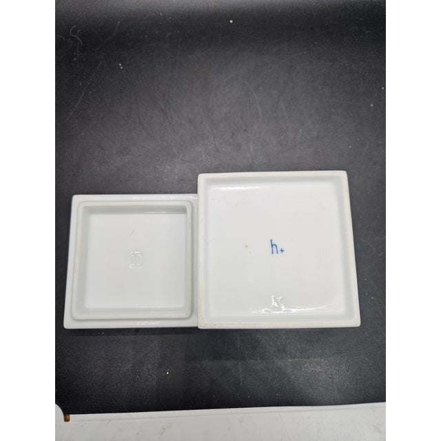 Japanese Japanese Porcelain Butter Dish For Sale - Image 3 of 4