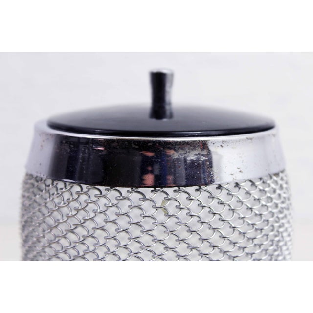 Glass and Metal Ice Bucket, 1970s For Sale - Image 11 of 12