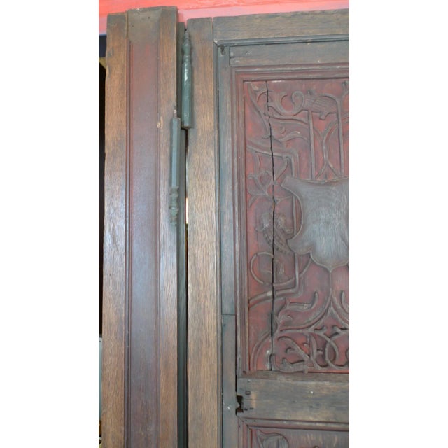 French 19th Century Louis XVI Style Hand-Carved Door For Sale - Image 4 of 13