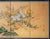 Japanese "Roman Chamomile" by Lake Chun, 1970s Showa Era Japanese Painted Byobu Screen For Sale - Image 3 of 18