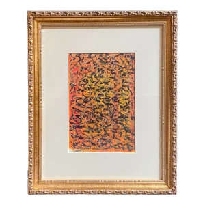 Original Abstract Expressionist Gouache Painting by Satori Gregorakis