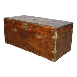 Marine Chest, 19th Century For Sale