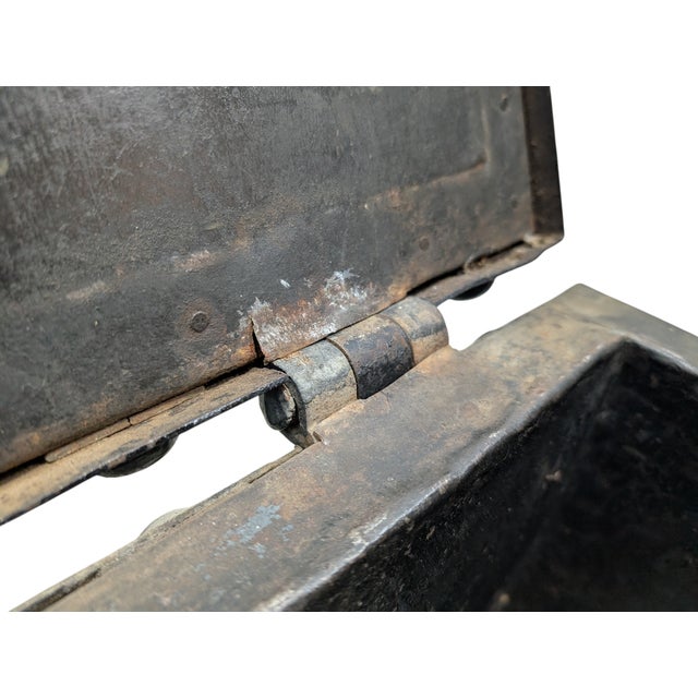 Iron Armored Chest, 1890s For Sale - Image 12 of 16