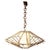 The lampshade is not included ! French rattan chandelier dating from the 1960s. The fixture features an expressive...