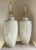 Contemporary Pair of Casual Lamps of California 1988 Etched Post Modern Ceramic Lamps For Sale - Image 3 of 12