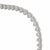 10k White Gold 6 Ct Natural Diamond Heart Necklace, 20 In For Sale - Image 4 of 9