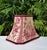 Textile Schumacher Toile Fabric Rectangle Lampshade Red Brown For Sale - Image 7 of 10
