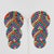 Contemporary Richard Kerr Jeweled Clip Earrings Multicolor Dangle Disks For Sale - Image 3 of 7