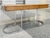 Mid-Century Modern 1970s Italian Ash & Nickel Desk For Sale - Image 3 of 16