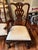 Beautiful set of 4 vintage Maitland Smith dining chairs, including 2 armchairs and 2 side chairs. The chairs feature...