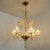 1960s Large Venetian Chandelier in Gilded Murano Glass attributed to Barovier, 1960s For Sale - Image 5 of 18
