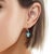 Natural Aquamarine Diamond Earrings 14k Gold 8.15 TCW Certified For Sale - Image 9 of 13