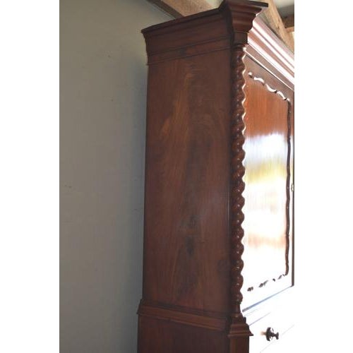 Wood Biedermeier Mahogany Wooden Cabinet For Sale - Image 7 of 14