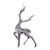 Kenneth Ludwig Chicago Glass Deer Ornaments (Set of 6) For Sale - Image 4 of 5