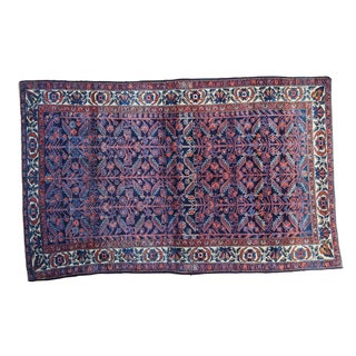 Vintage Persian Enjelas Rug - 4'2" x 6'9" For Sale