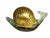 Brass & Glass Snail Figurine Sculpture Decorative Art Collectible For Sale - Image 9 of 12