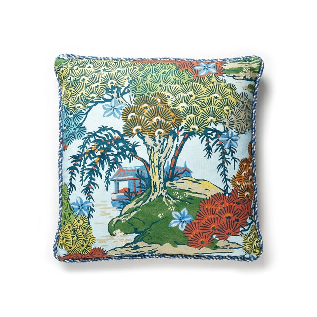 Contemporary The House of Scalamandré Sea of Trees Pillow, Kaleidescope For Sale - Image 3 of 3