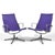 The design of the Aluminum group chairs came from Girard's lament to Charles Eames that there was no well designed outdoor...