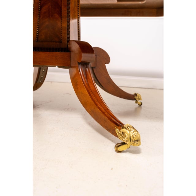 English Adams Paint Decorated Border Dining Room Table For Sale - Image 15 of 18