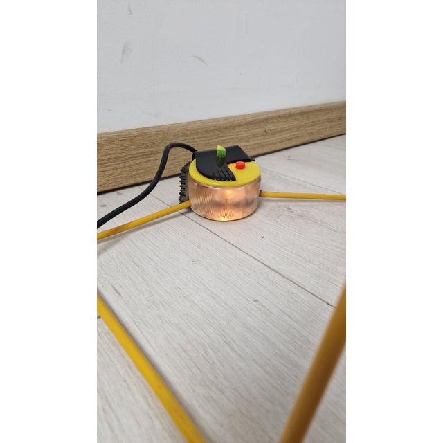 Sculpture Table Lamp in Iron and Plastic, 1980s For Sale - Image 15 of 18