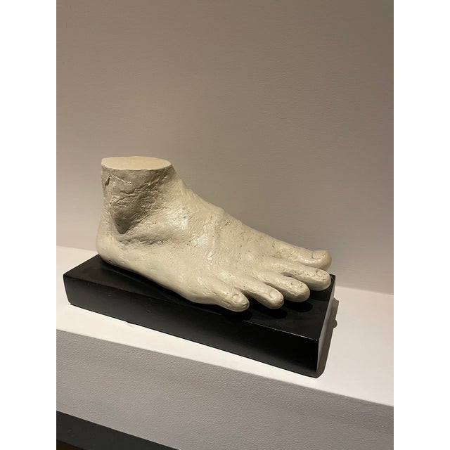 Figurative Contemporary Plaster Foot Sculpture - Set of 2 For Sale - Image 3 of 8