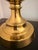 Metal 1960s Mid-Century Modern Hollywood Regency Stiffel Style Solid Brass Table Lamp 30" With Harp & Finial For Sale - Image 7 of 12