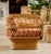 Yellow Luna Chair in Stained Rattan by Popus Editions For Sale - Image 8 of 11