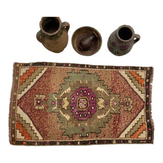 Small Anatolian Kurdish Carpet For Sale