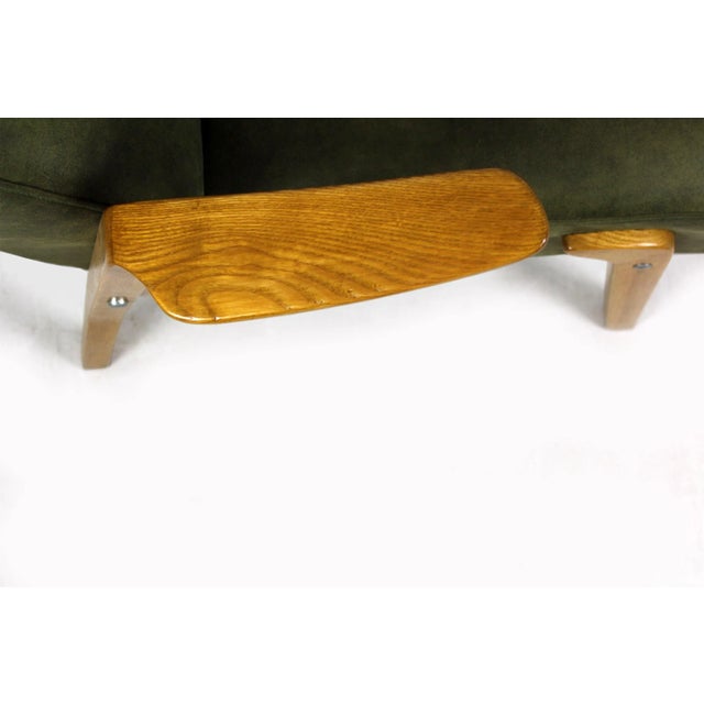 Wood Mid-Century Ash Armchair, 1960s For Sale - Image 7 of 17