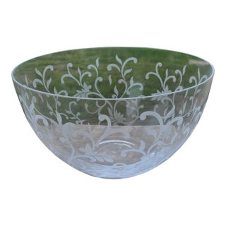 Ralph Lauren Mandarin Crystal Bowl For Sale