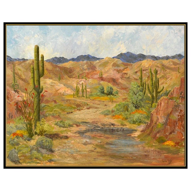 Realism 1980s The Last Oasis, Harlan Lizer For Sale - Image 3 of 5