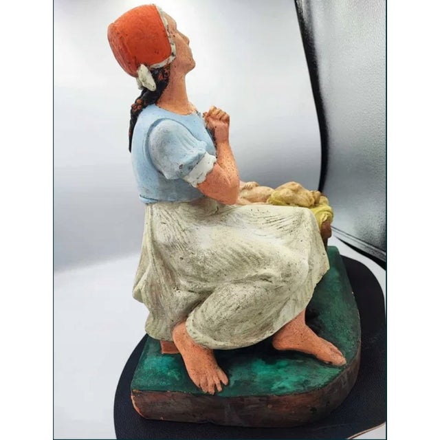 Vintage Figure in Terracotta, 1890s For Sale - Image 3 of 8
